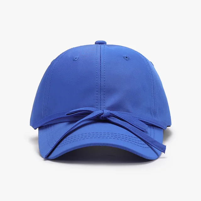 Spring And Autumn Bowknot Quick drying Soft Top Women's Baseball Cap Sky Blue - Shop at LoveMi