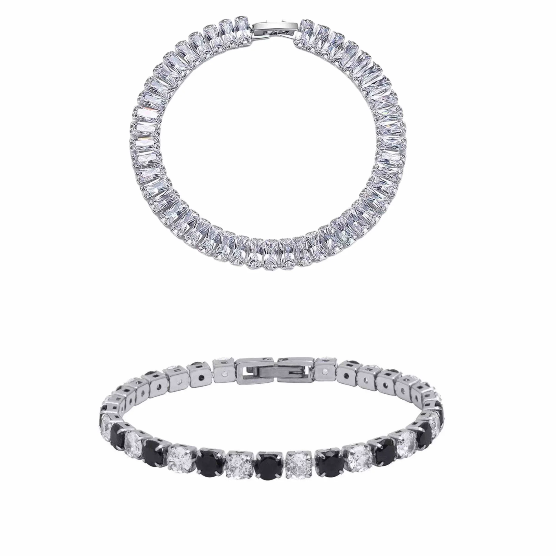 Women's Light Luxury Minority Advanced Design Hip Hop Couple Jewelry - 21Cm 2Pcs Suit