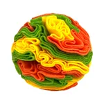 Pet Sniffing Toy Ball Molars Colorful Ball Training Puzzle - Orange Green Yellow - View 1