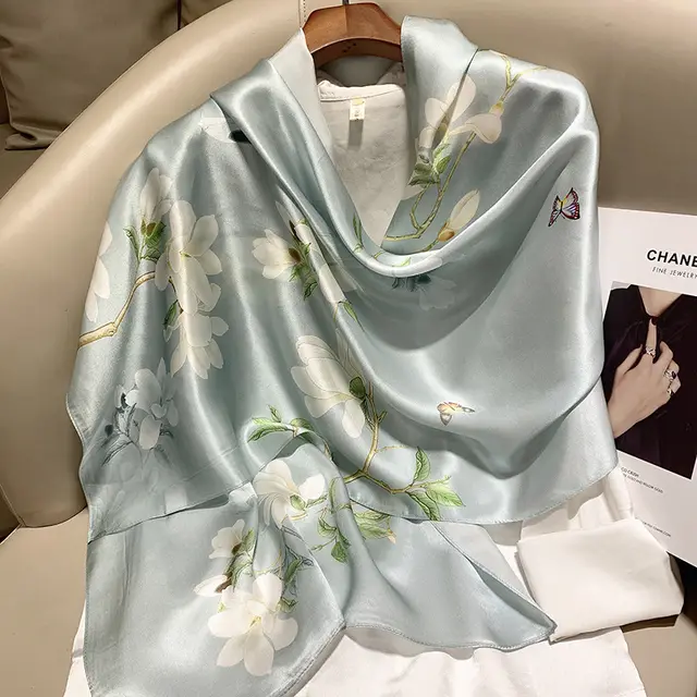 Hangzhou Silk Silk High end Long Silk Scarf Img4346 Style - Shop at LoveMi