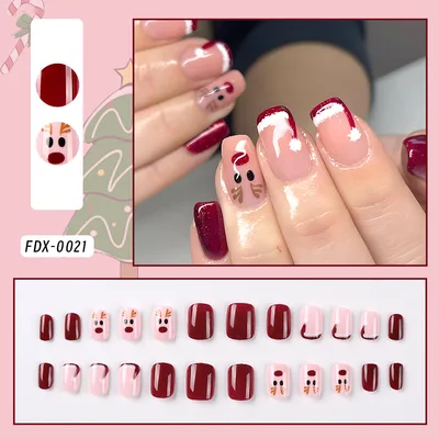 Christmas Elk Red Wear Nail Polish Td203Fdx0021 - Shop at LoveMi