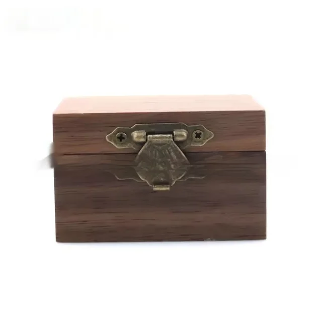 Walnut Wooden Engagement Ring Box Walnut - Shop at LoveMi