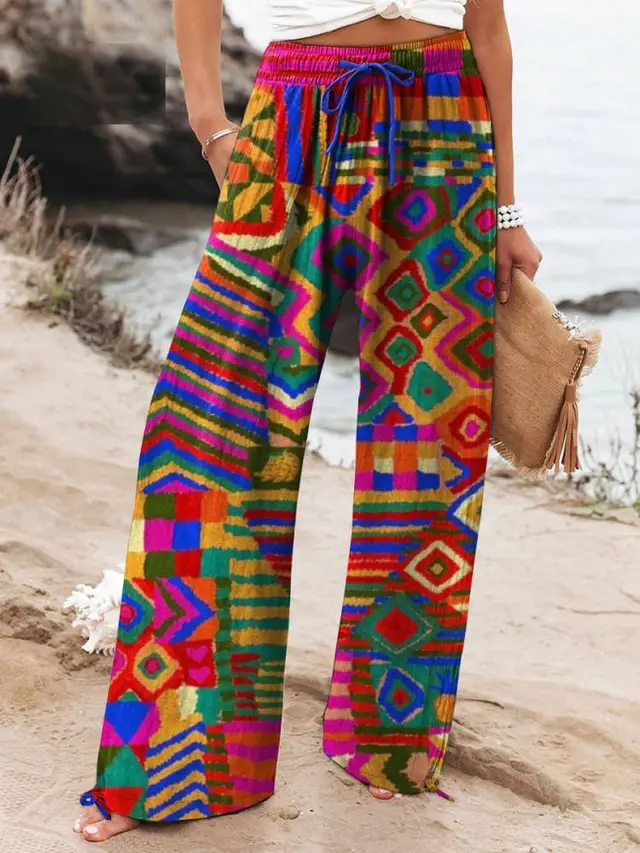 Casual Wide Leg Sports Trousers Style 18 - Shop at LoveMi