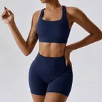 Bra Shorts Badge Blue
