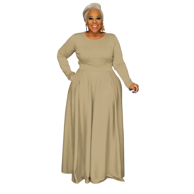 Women's Autumn New Solid Color Casual Two piece Suit Khaki - Shop at LoveMi