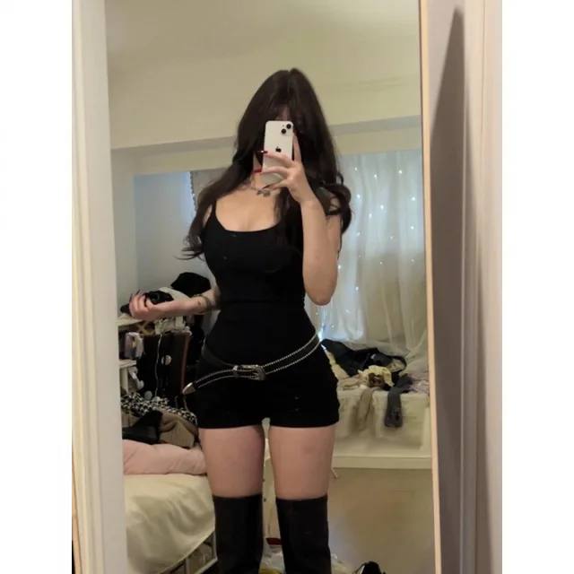Autumn Short Leather Jacket Short Coat Jacket Waist Slimming Jumpsuit Only Jumpsuit - Shop at LoveMi