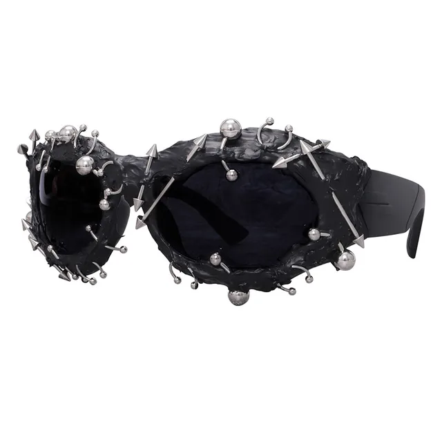 Fashion New Personalized Vinyl Punk Sunglasses Black Frame Black - Shop at LoveMi