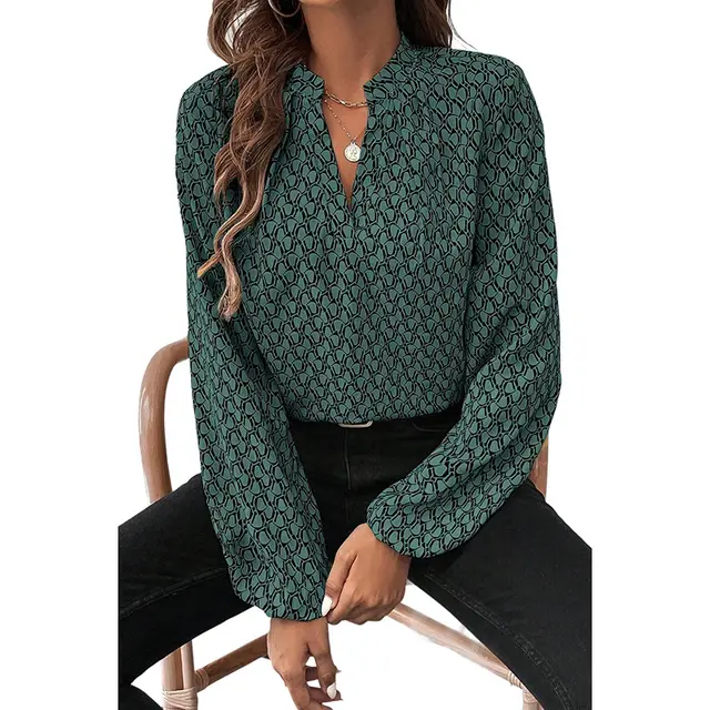 Autumn New Pullover V neck Long Sleeve Top Women Lc25129254P1620 - Shop at LoveMi