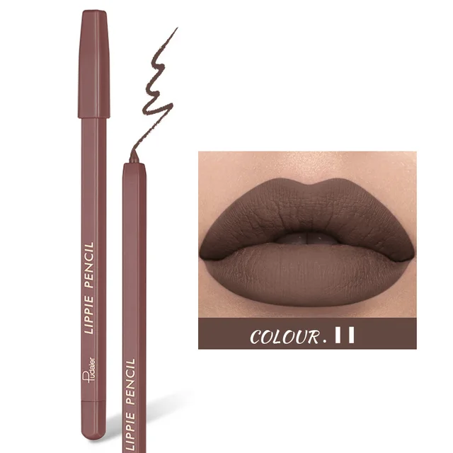 Lipstick Pen Waterproof No Stain On Cup Matte Lip Liner Style 11 - Shop at LoveMi