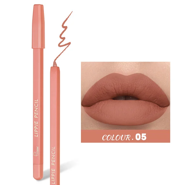 Lipstick Pen Waterproof No Stain On Cup Matte Lip Liner Style 5 - Shop at LoveMi