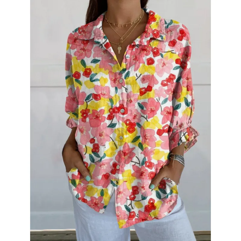 Summer European And American Trendy Long Sleeve Shirt Ypm1059 1 - Shop at LoveMi