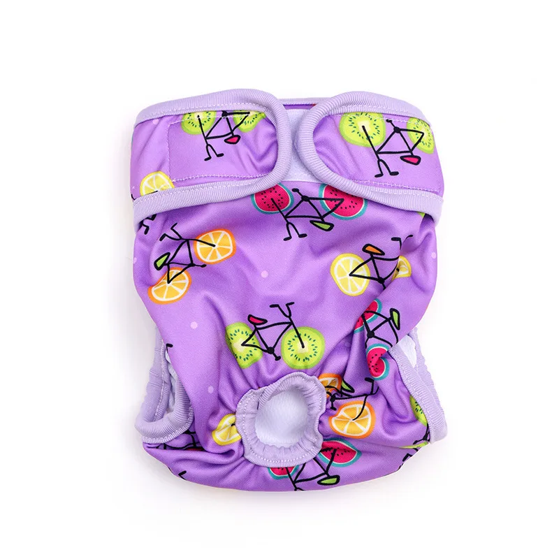 Fashion Printed Pet Supplies Menstrual Panties Purple - Shop at LoveMi