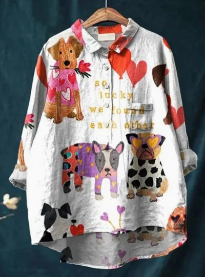 Casual Long Sleeve Shirt Animal Print Hawaiian Long Sleeve Shirt Acs48 Xl - Shop at LoveMi
