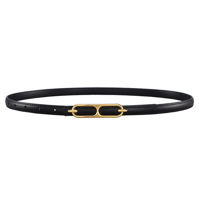 All match Suit Waist tight Dress Decoration Geometric Belt Black - Shop at LoveMi