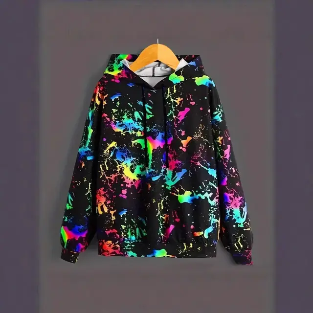 Women's Color Printing Hooded Sweatshirt Hcn661 - Shop at LoveMi