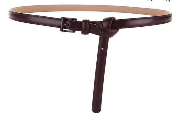 Simple All match Fashion Decoration With Skirt Suit Pants Belt Brown - Shop at LoveMi
