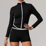 Black Shorts Jacket