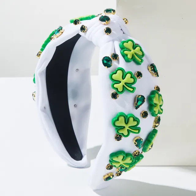 Diamond New Irish Green Hats Headband White - Shop at LoveMi