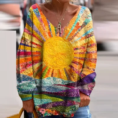 3D Digital Printing Pullover Leisure Sweater Vlk242012P26 Xl - Shop at LoveMi