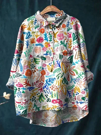 Casual Long Sleeve Shirt Animal Print Ncxcs15 Xl - Shop at LoveMi