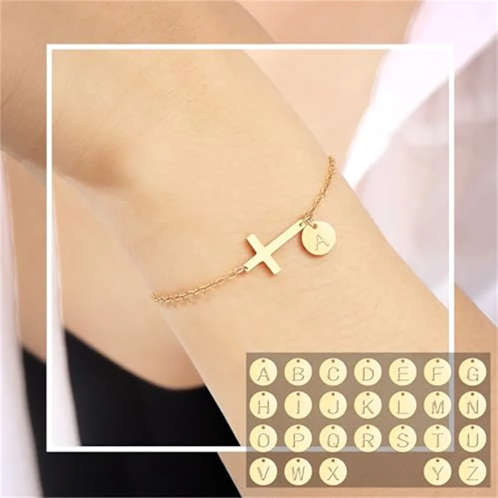 Round 26 Letters New Female Cross Bracelet Female - G - View 1