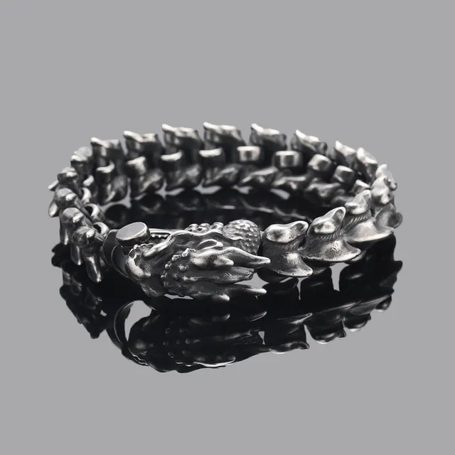 Fashion Punk Keel Titanium Steel Men's Bracelet Retro Color - Shop at LoveMi