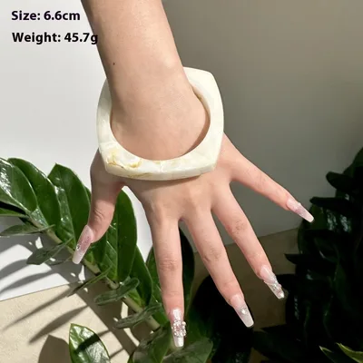 Blooming Irregular Geometric Bracelet Exaggerated - Shop at LoveMi