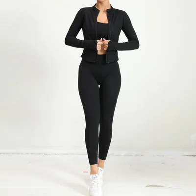 Outdoor Sports Skinny Yoga Clothes Suit Nude Feel Nude - Shop at LoveMi