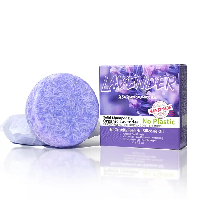 Rosemary Shampoo Handmade Soap Hydrating And Relieving Itching Single Pack Lavender - Shop at LoveMi