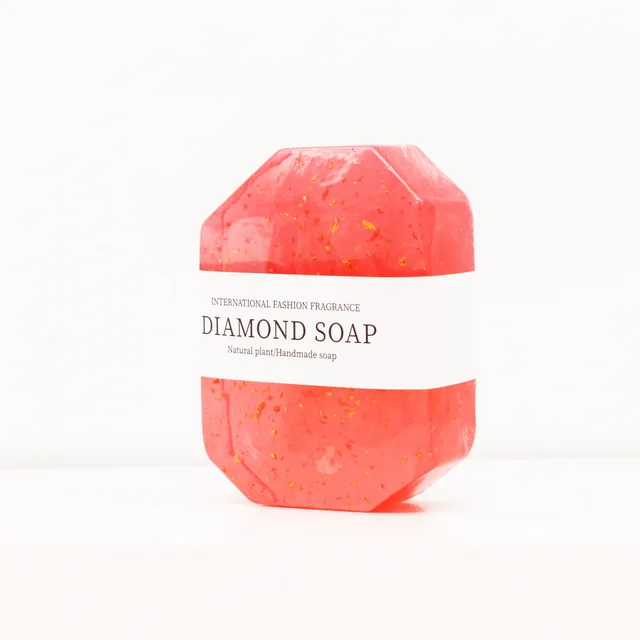 Perfume Fragrance Gold Foil Soap Lavender Essential Oil Soap 90G Red Rose Gold Foil - Shop at LoveMi
