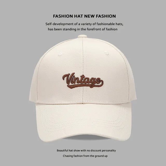 Women's Sun proof Embroidered Baseball Cap Beige - Shop at LoveMi