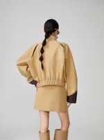 Khaki Short Skirt