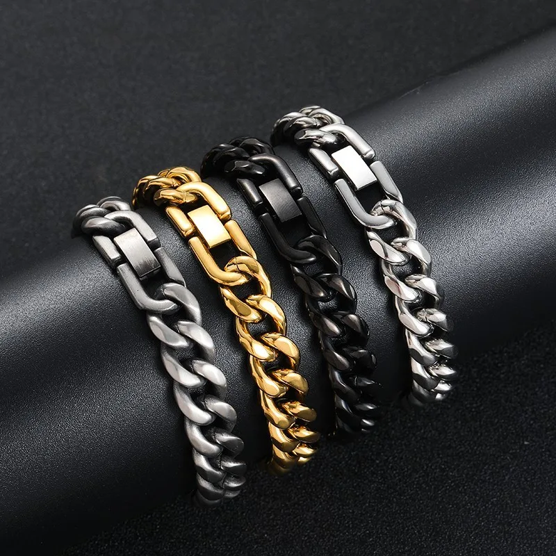 European And American Titanium Steel Bracelet - Retro