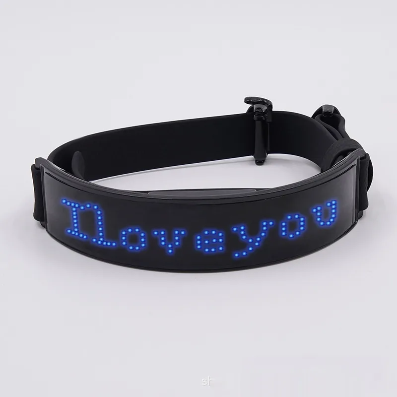 LED Display Collar Dog Harness Red - Shop at LoveMi