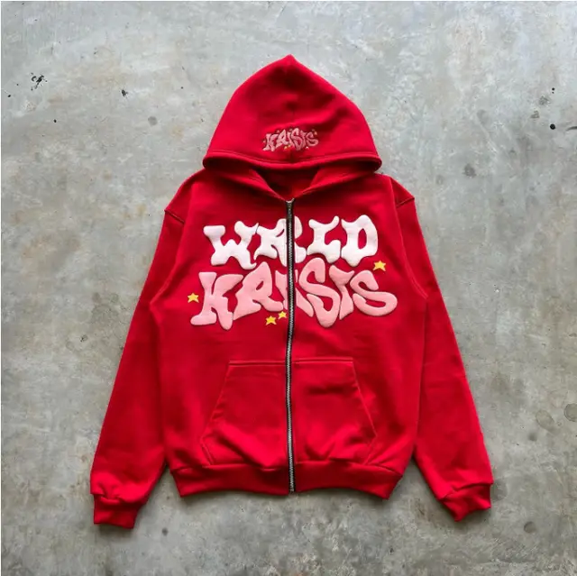 Dark Skull Skeleton Sports Hoodies Sweater Red - Shop at LoveMi