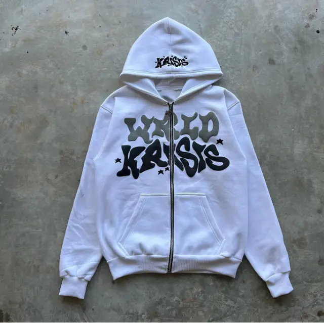 Dark Skull Skeleton Sports Hoodies Sweater White - Shop at LoveMi