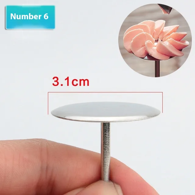 Stainless Steel Cake Piping Nail Decorating Needle No 6 - Shop at LoveMi