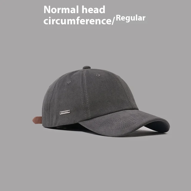 Baseball Cap Fashion Female Sun Hat Leather Ring Gray - Shop at LoveMi