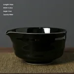 Bright Black Matcha Bowl