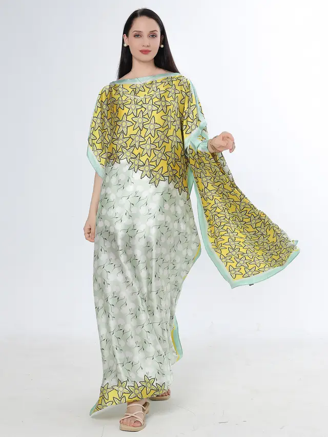 Beach Vacation Silk like Bikini Blouse Style 6 - Shop at LoveMi