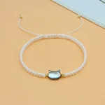 Black Cat White Carrying Strap