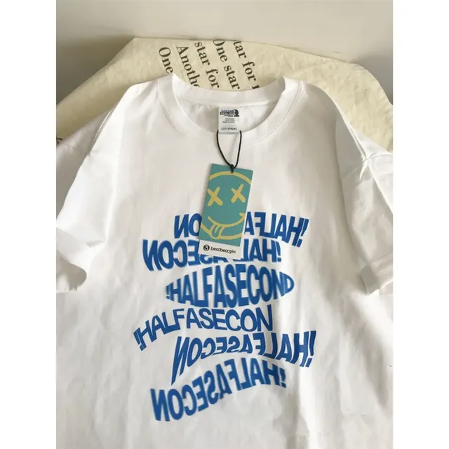 Fashion Cotton Short sleeved T shirt For Women White - Shop at LoveMi