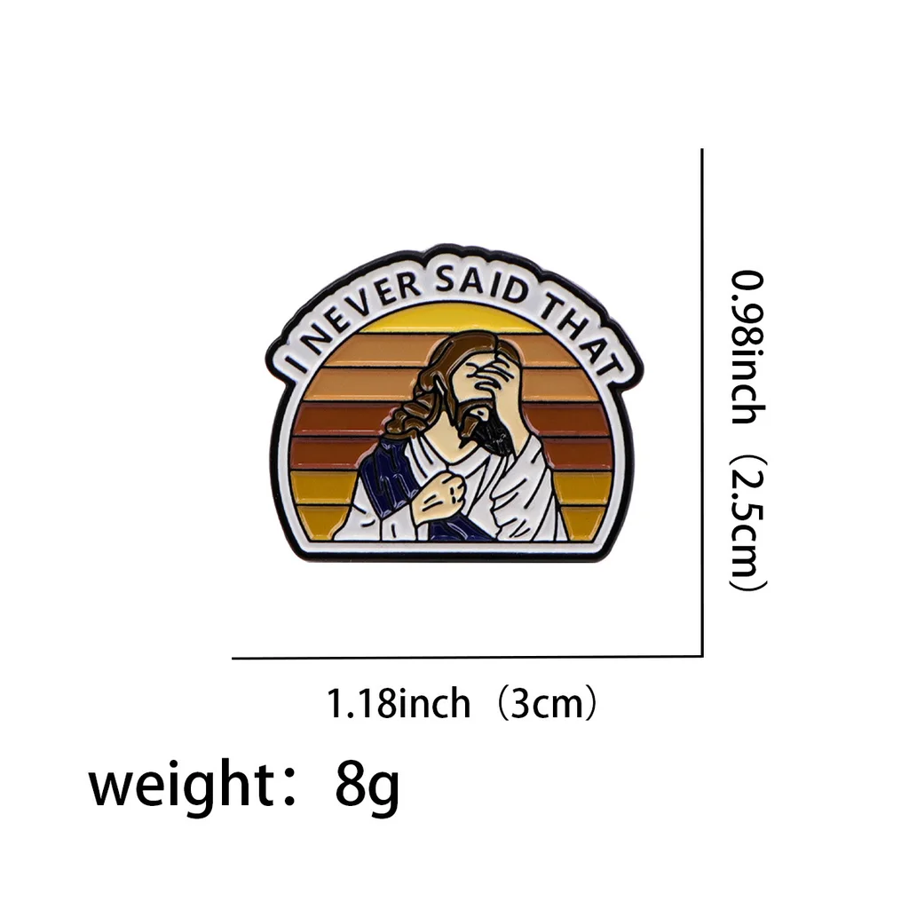 Funny Enamel Pin Brooch Backpack Clothing Accessories - Nr6650