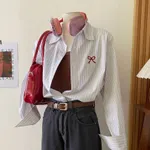 Bow White Shirt