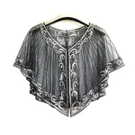 Abstract Black Silver