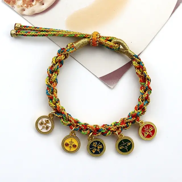 Couple's Red Rope Colorful Wire Carrying Strap Colorful - Shop at LoveMi