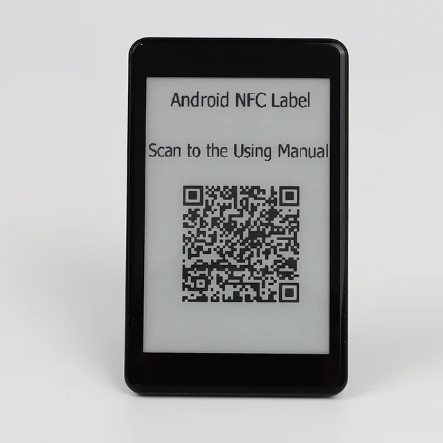E ink Screen Smart Electronic Badge Student ID Card Label 3.52Inch Shell Black - Shop at LoveMi