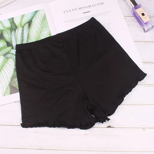 Summer Solid Color Thin Leggings For Women Black - Shop at LoveMi