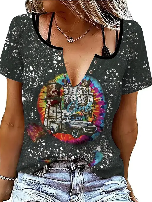 Women's Summer Fashion Animal Striped T shirt Wb30Wb30Zn241125Y044 - Shop at LoveMi