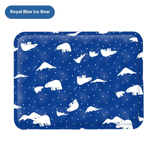 Cold Pad Summer Cooling Dog Supplies Sapphire Blue Ice Bear - Shop at LoveMi
